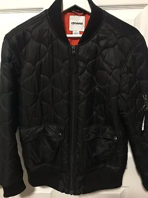 Buy Converse Black Winter Jacket - Small/Medium • 58£