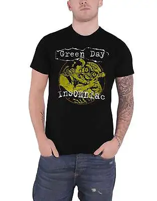 Buy Green Day T Shirt Insomniac Free Hugs Band Logo New Official Mens Black • 15.95£