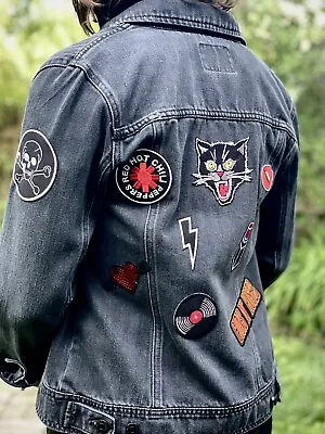 Buy Rock Inspired Patch Jacket-Guns & Roses & More-women’s Small • 72.05£