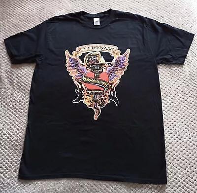 Buy Men's Whitesnake T-shirt In Black. Size: Xl. Gildan 100% Cotton. • 12.95£