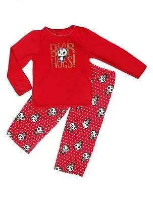 Buy OshKosh Girls Red Panda Bear Pyjamas  12 18 24 Months 2 3 4 5 6  8 10 YRS NEW! • 7.99£