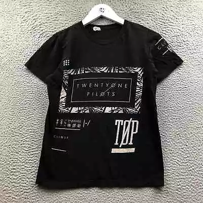 Buy Twenty One Pilots T-Shirt Women's XS Short Sleeve Crew Neck Graphic Black • 9.46£