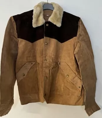 Buy Men's Leather Jacket, Light Brown, Lightweight, XXL, New • 69.99£