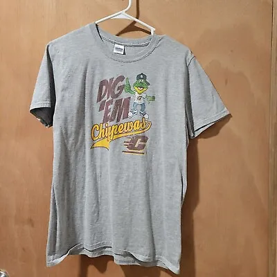 Buy Kellogg's Exclusive DIG 'EM Chippewas Unisex T-Shirt Large SS 40  Chest • 14.23£