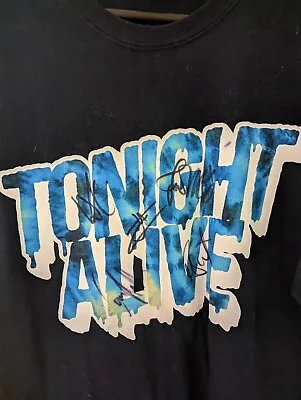Buy Tonight Alive Pop Punk Signed T-shirt • 25£