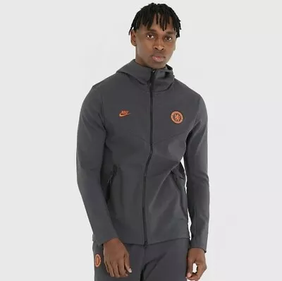 Buy Nike Chelsea FC Tech Pack Men’s Full Zip Hoodie New Black - CI2123 060 • 69.95£