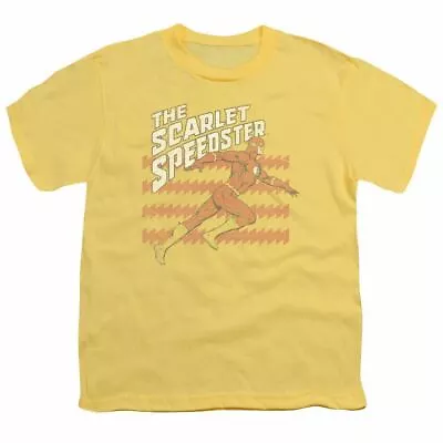Buy The Flash Scarlet Speedster Kids Youth T Shirt Licensed TV DC Comics Tee Banana • 13.82£