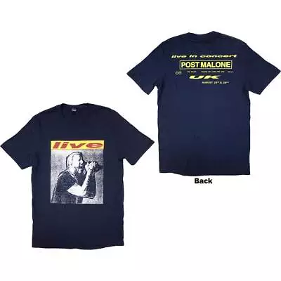 Buy Post Malone - Unisex - T-Shirts - Small - Short Sleeves - Live In Conc - K500z • 17.33£