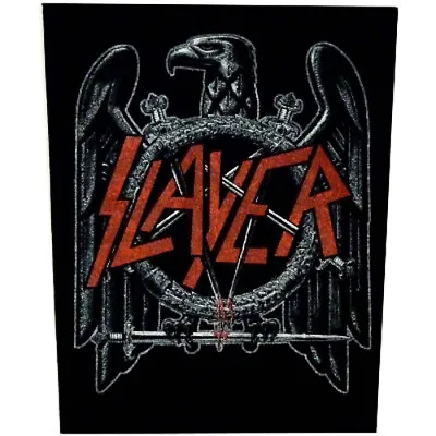 Buy Slayer Black Eagle Jacket Back Patch Official Metal Rock Band Merch  • 12.48£