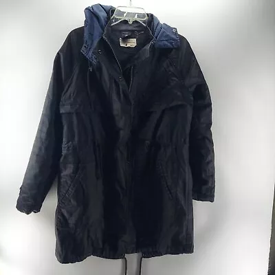 Buy Current Elliot Jacket Women Size 1 (large) Black Faux Leather Full Zip Tailored • 37.89£