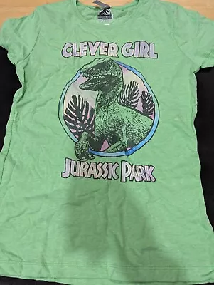 Buy Jurassic Park Clever Girl Green T-shirt Sz Xl • 9.46£
