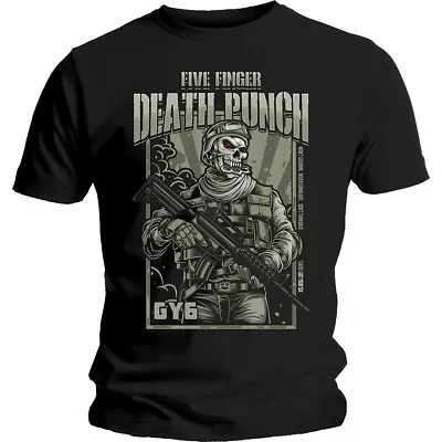 Buy Five Finger Death Punch War Soldier Official Tee T-Shirt Mens • 17.13£