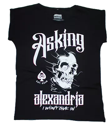 Buy Asking Alexandria - I Won't Give In - Ladies T Shirts - Slam Dunk 25th 26th • 9.99£
