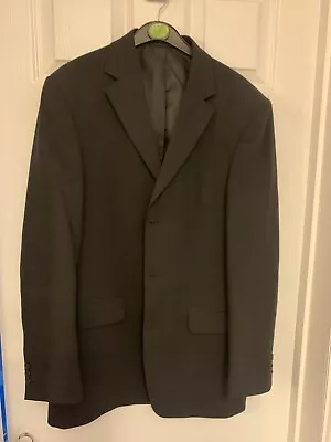 Buy M&S Mens Black Smart Jacket Hardly Worn 36 In Chest Medium Poyester And Wool • 4£