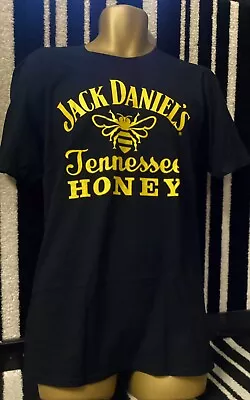 Buy Jack Daniels Tennessee Honey Black Bee Whiskey T Shirt Sz M Great Gift 🎁 • 10£
