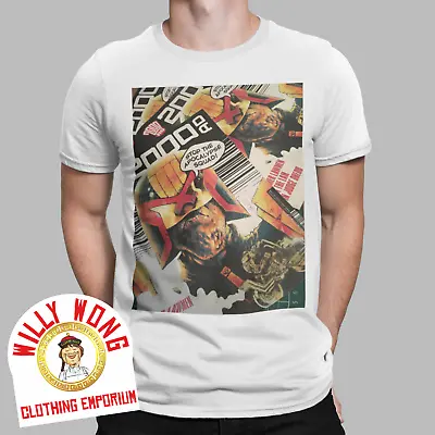 Buy Judge Dredd T-shirt Cartoon Comic Movie Retro Classic Vintage 2000 Ad Gamer Gift • 7.97£