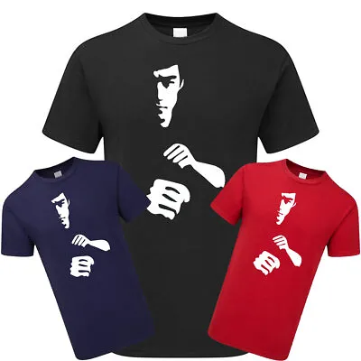 Buy Bruce Lee Shadow T-Shirt Worn By Tony Stark Avengers/Movie/Kick Mens Ladies Kids • 9.99£
