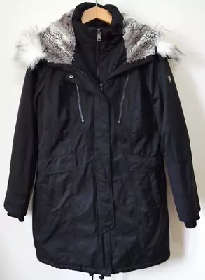 Buy 1 Madison Expedition Size M Medium Black Zip Up Hooded Hood Coat Jacket • 15£