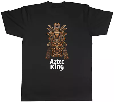 Buy Aztec King Mens T-Shirt Tiki Tribal Warrior Tee Gift • 8.99£