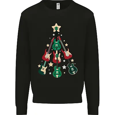Buy Funny Christmas Guitar Tree Rock Music Mens Sweatshirt Jumper • 16.99£