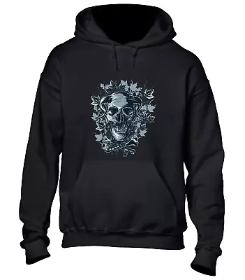 Buy The Horned One Hoody Hoodie Devil Skull Skeleton Pentagram Demon Top Cool • 16.99£