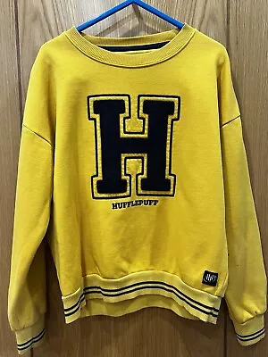 Buy Marks & Spencer M&S Harry Potter HUFFLEPUFF Yellow Sweatshirt Age 11-12 Yrs • 7.99£