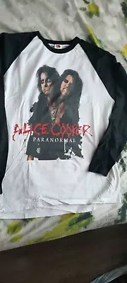 Buy Alice Cooper Paranormal Long Sleeve / Raglan Tour Shirt • 20£