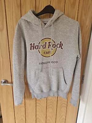 Buy HARD ROCK CAFE Hollywood Lightweight Womens Blue Hoodie S • 1£