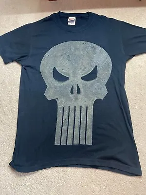 Buy The Punisher T-Shirt Skull Official Marvel Comics Black Size Small • 8.99£