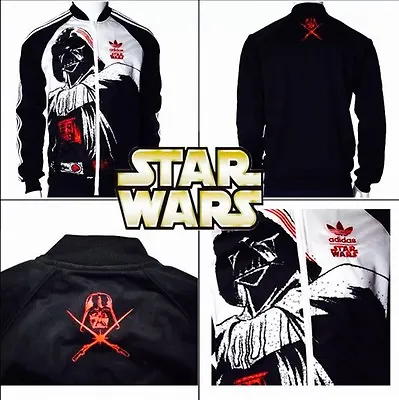 Buy Adidas Originals Star Wars Dark Side Darth Vader Bomber Jacket  Mando All Sizes • 85.20£