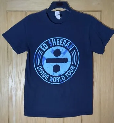 Buy ED SHEERAN Devide World Tour Black T Shirt Size Small • 10£
