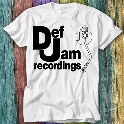 Buy Def Jam Recordings DJ Music Turntable Vinyl T Shirt Top Tee 353 • 6.70£