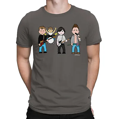Buy Mens ORGANIC Cotton T-Shirt VIPwees This Charming Band Smiths Inspire Caricature • 10.49£