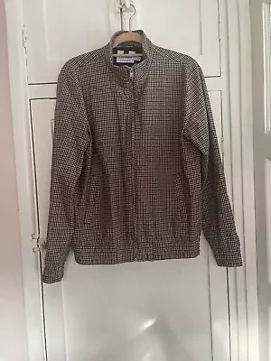 Buy Topman Check Jacket Size Small, Zip Front, Pockets, Lined, Very Good Condition • 6£