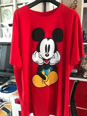 Buy Red Mickey Mouse T Shirt Size XL Great Condition • 10£