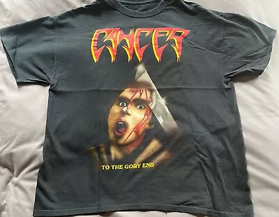 Buy Cancer Gory End Xl Shirt Death Metal Entombed Carcass Morbid Angel Slayer Nile • 15.28£