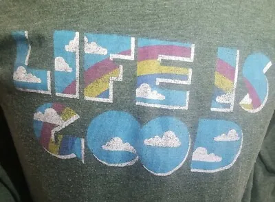 Buy Life Is Good Womens Long Sleeve Rainbow/Sky  Sz M  T-shirt Excellent Con NWOT • 19.89£