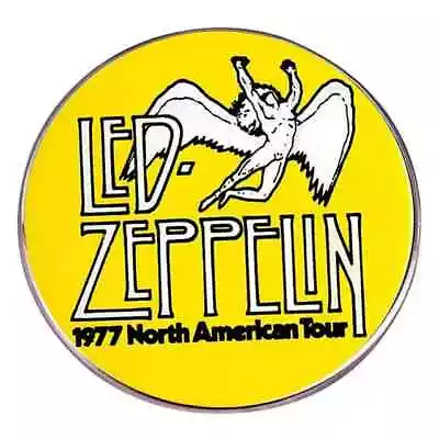 Buy Led Zeppelin 1977 North American Tour Enamel Pin Hat Backpack Badge Band Merch • 11.34£