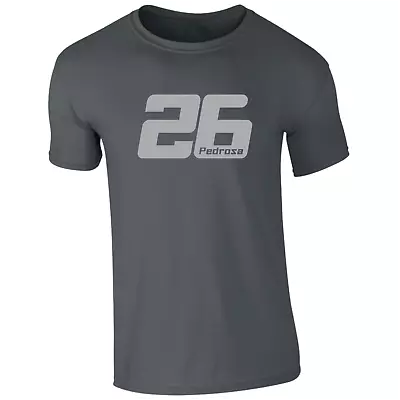 Buy Dani Pedrosa 26, T-shirt Motogp Rider Matt Silver Logo, SBK Motorbikes 6 Colours • 10.97£