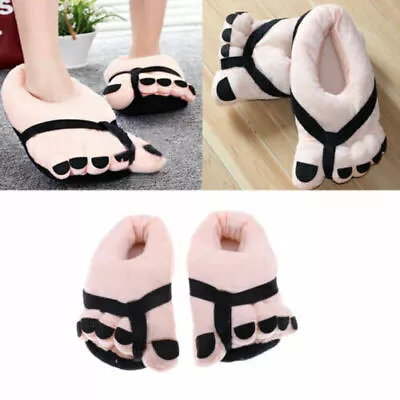 Buy Funny Toe Feet Warm Soft Plush Slippers Adult Novelty Gift Slipper • 10.39£