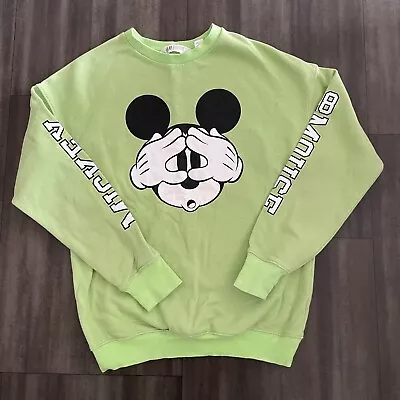 Buy Unisex H&M Disney Mickey Mouse Jumper Hoodie Sweatshirt Age 10-12 • 3£