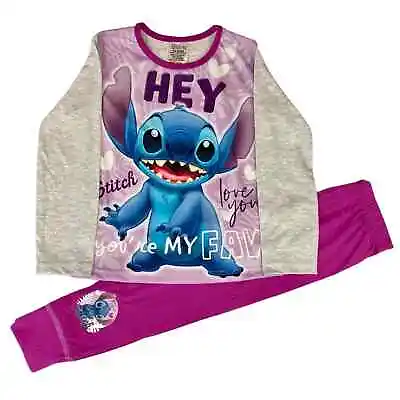 Buy Girls Lilo & Stitch Pyjamas 4-10 Yrs • 7.45£