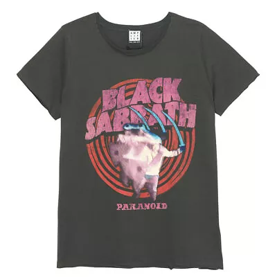 Buy Amplified Womens/Ladies Paranoid Black Sabbath T-Shirt GD141 • 15.09£
