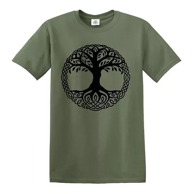 Buy Yggdrasil Tree T-Shirt Tree Of Life Celtic Tribal Tattoo Gift Oak King T Shirt  • 10.99£
