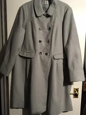 Buy BNWOT Military Coat Jacket Size 24 Grey Army Coat Grey • 25.99£