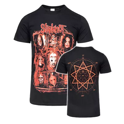 Buy Slipknot T-Shirt Rusty Faces Rock Metal Official Band New Black • 15.95£