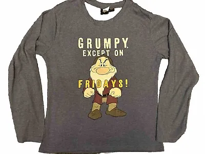 Buy Primark Snow White Grumpy Long Sleeved Pyjama Top UK 10-12 BNWOT • 8.99£
