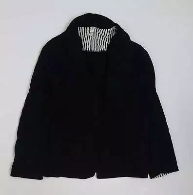Buy Denim & Co. Womens Black Jacket Blazer Size 10 Button • 9£