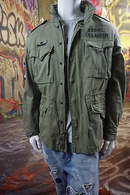 Buy Polo Ralph Lauren M65 Combat Field Jacket- Army Green   Size M • 140£