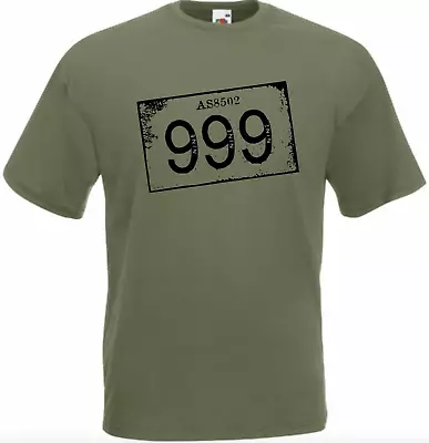 Buy 999 AS8502 T-Shirt - 70's Punk Wave Band Regular Unisex UK Fast Free Post Cotton • 12.99£